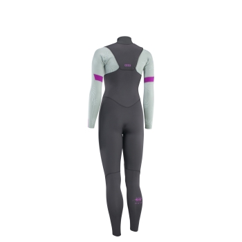 Produktbild ION Neoprenanzug Damen ION Amaze Core FrotnZip Light-Olive Ansicht hinten schräg